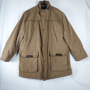 JoS. A. Bank Reserve XXL Outdoor Coat Jacket Tan Khaki Heavy Duty Field Style